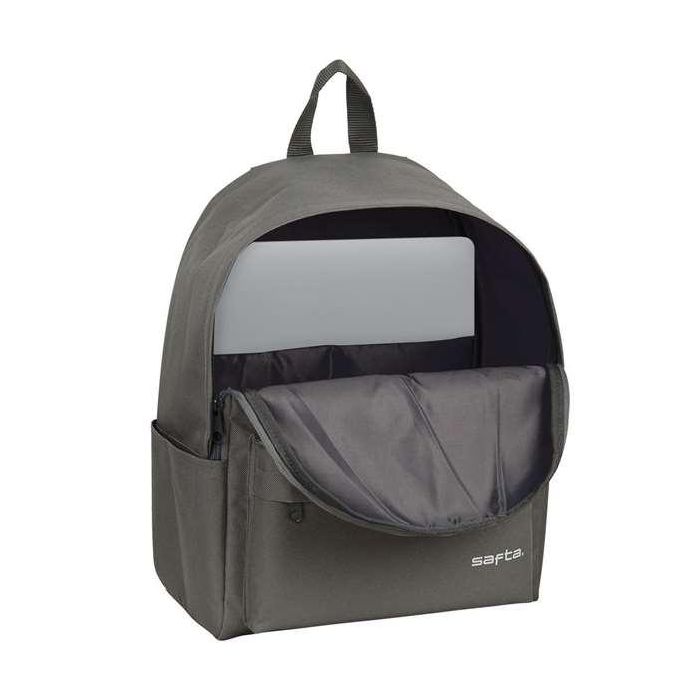 Cartera Escolar Safta Day Pack Ordenador 14,1-' Basic Gris 310x160x400 mm 12 Cartera Escolar Safta Day Pack Ordenador 14,1-' Basic Gris 310x160x400 mm 12