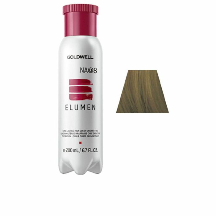 Goldwell ELUMEN long lasting hair color oxidant free #NA@8 200 ml - Coloración sin oxidantes ni amoniaco, pH 2.5, resultados vibrantes y duraderos Goldwell ELUMEN long lasting hair color oxidant free #NA@8 200 ml - Coloración sin oxidantes ni amoniaco, pH 2.5, resultados vibrantes y duraderos