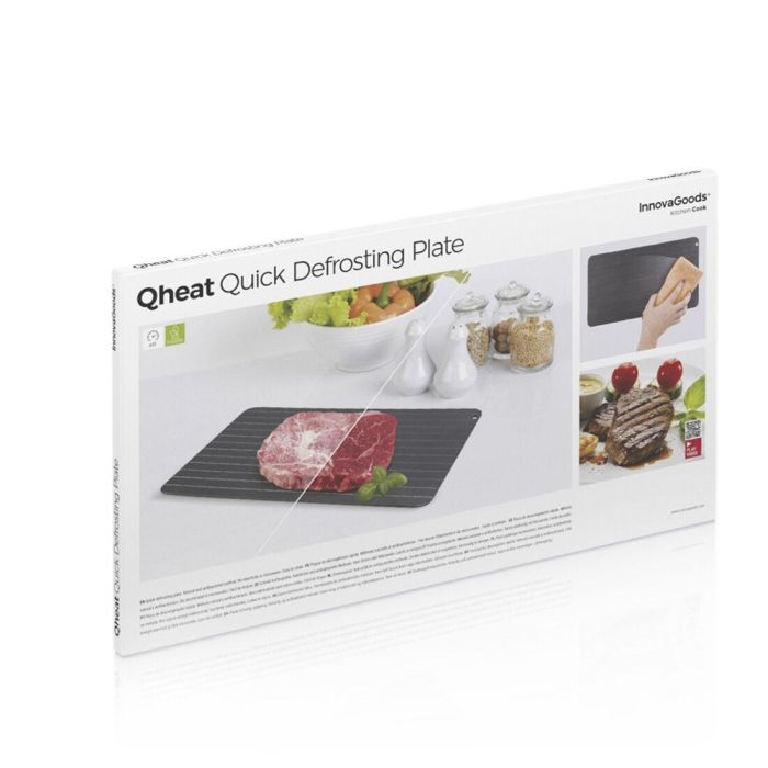 Placa de Descongelación Rápida de Alimentos Qheat InnovaGoods 1 Placa de Descongelación Rápida de Alimentos Qheat InnovaGoods 1