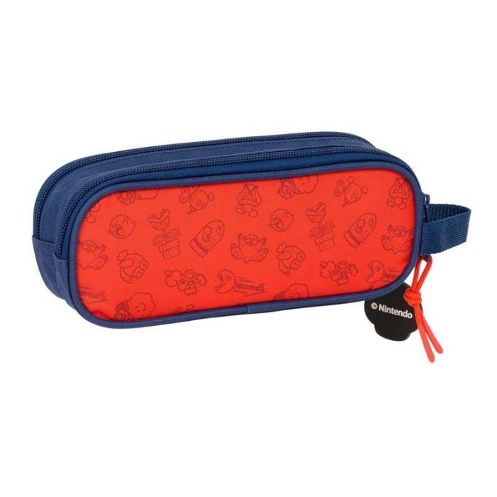 Bolso Escolar Portatodo Safta Doble Super Mario Trick 80x210x60 mm 1 Bolso Escolar Portatodo Safta Doble Super Mario Trick 80x210x60 mm 1