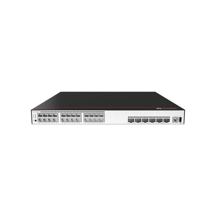 Huawei S5735-S24P4XE-V2 Switch 24 Puertos Gigabit Ethernet, 4 SFP+, PoE, 1U Negro Metálico 1 Huawei S5735-S24P4XE-V2 Switch 24 Puertos Gigabit Ethernet, 4 SFP+, PoE, 1U Negro Metálico 1
