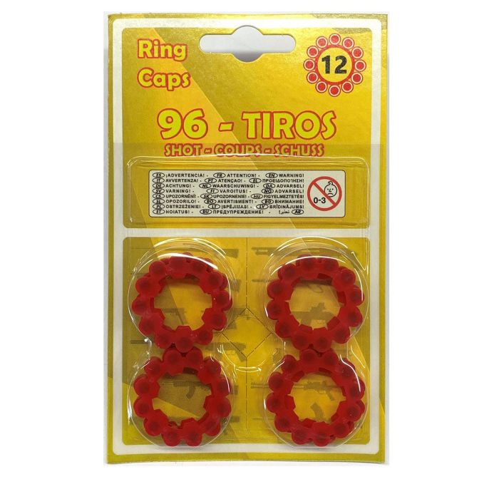 Fulminantes 8 aros de 12 tiros blister (caja 200 blister)