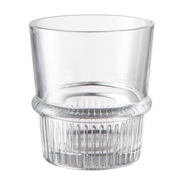 La Mediterranea Vaso 320Ml Tirso Lines Colección Tirso ø8.5x9.45 cm (48 Unidades)