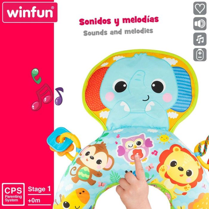 Juguete Musical Winfun 32 x 8,5 x 42 cm (2 Unidades) Cojín Sonajero 5