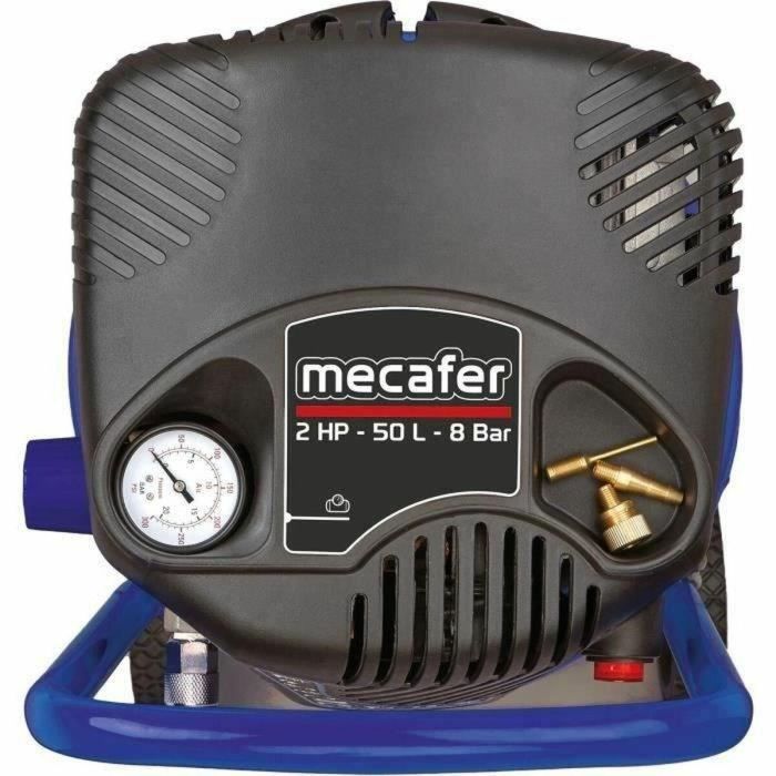Mecafer 425790 Compresor vertical 50 L Coaxial Azul Sin Aceite 1 Mecafer 425790 Compresor vertical 50 L Coaxial Azul Sin Aceite 1