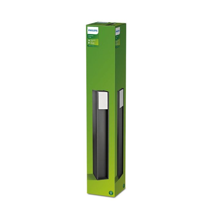 Philips Baliza LED Bridge E27 Antracita IP44 12,1 x 12,1 x 80,2 cm 2