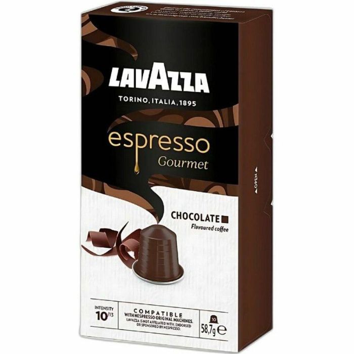 Cápsulas de Café Lavazza Espresso Gourmet Chocolate 10 Piezas (10 Unidades) 2 Cápsulas de Café Lavazza Espresso Gourmet Chocolate 10 Piezas (10 Unidades) 2