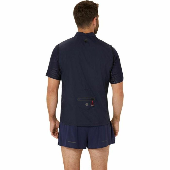Chaleco Deportivo para Hombre Asics Metarun Packable Gilet Azul 6