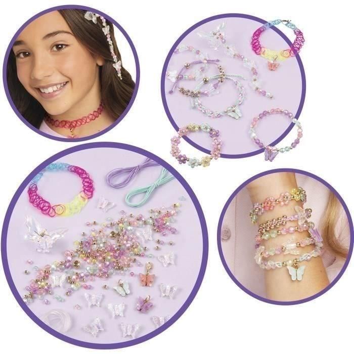 Lansay 41323 Juego de creación de joyas Make It Real Bijoux Papillon 2