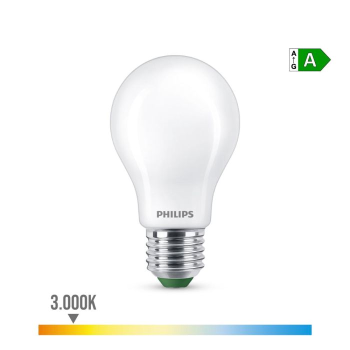 Philips Bombilla LED Classic E27 7,3W 1535lm 3000K Luz Cálida Equivalencia 100W Ultra Efficient 0 Philips Bombilla LED Classic E27 7,3W 1535lm 3000K Luz Cálida Equivalencia 100W Ultra Efficient 0