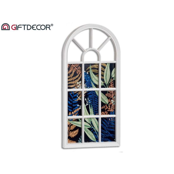 Giftdecor Portafotos Multiple Ventana Blanco 34.5x2.5x69.5 cm (Set de 6)