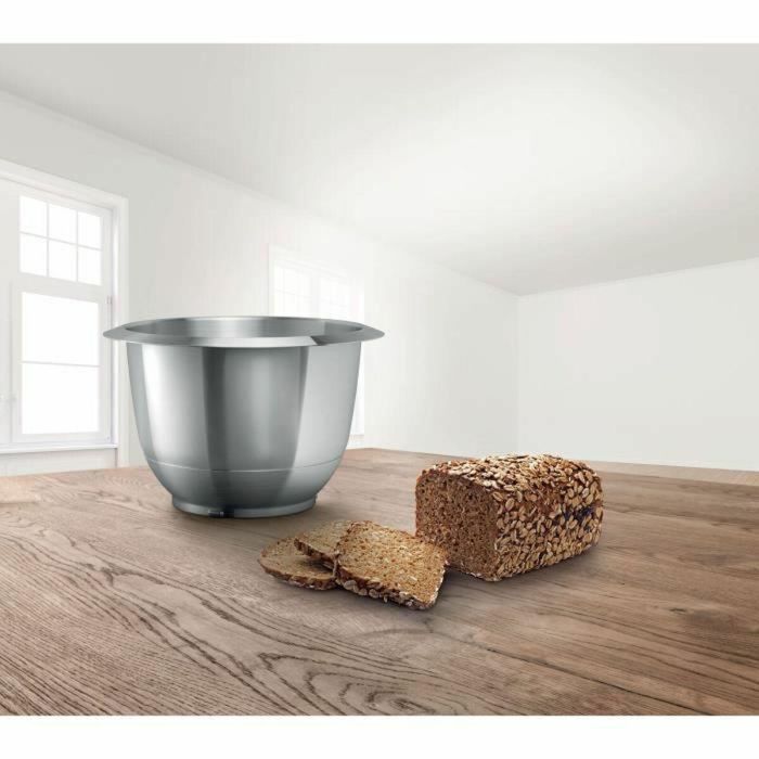 Bosch MUZ5ER2 Bol de acero inoxidable para Robot de cocina MUM5, 3,9 L, hasta 0,75 kg de harina y 2 kg de masa máxima. 4
