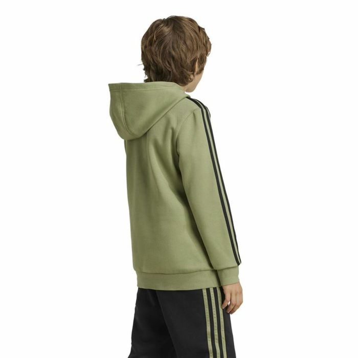 Sudadera con Capucha Niño Adidas Tiberio Verde 3 Sudadera con Capucha Niño Adidas Tiberio Verde 3