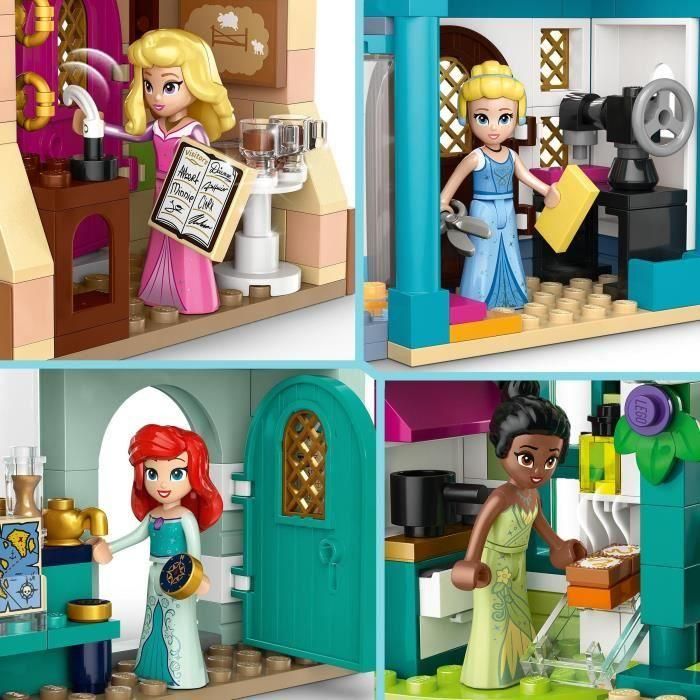 LEGO 43246 Disney Princess Las Aventuras de las Princesas Disney en el Mercado, Juguete con 4 Mini Muñecas: Ariel, Cenicienta 2