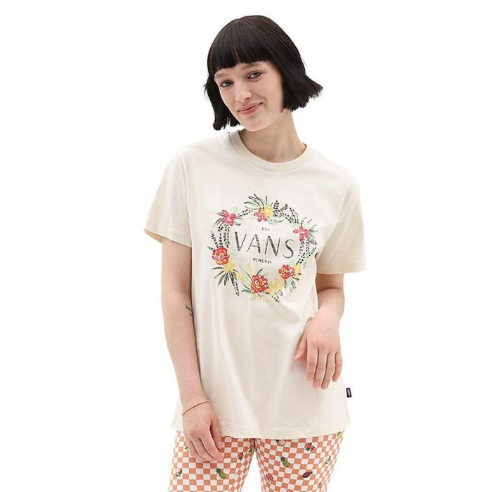 Camiseta de Manga Corta Mujer Vans Wreath Of Flowers Bff Tee-B M 0 Camiseta de Manga Corta Mujer Vans Wreath Of Flowers Bff Tee-B M 0