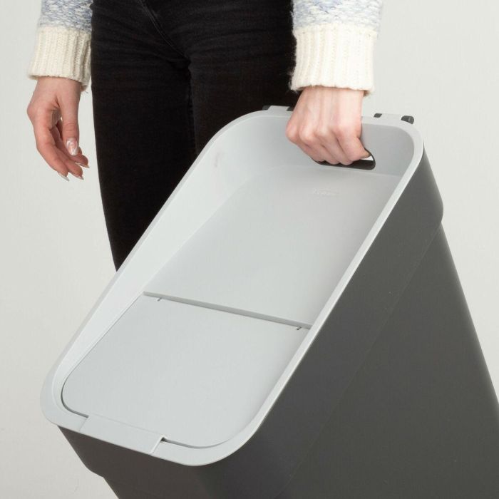 Cubo de basura Curver Gris Plástico 30 L (6 Unidades) 2 Cubo de basura Curver Gris Plástico 30 L (6 Unidades) 2