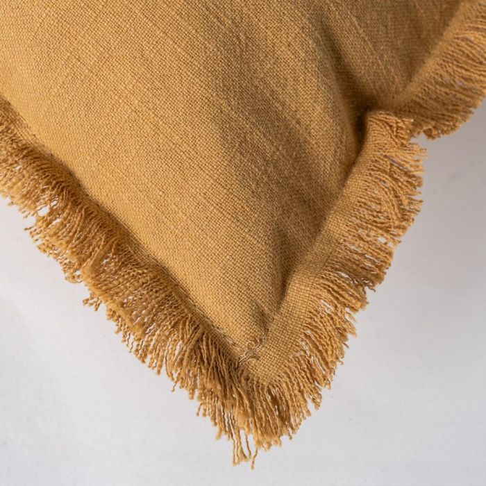 Cojín Mostaza 70% Algodón / 30% Lino 40 X 40 cm