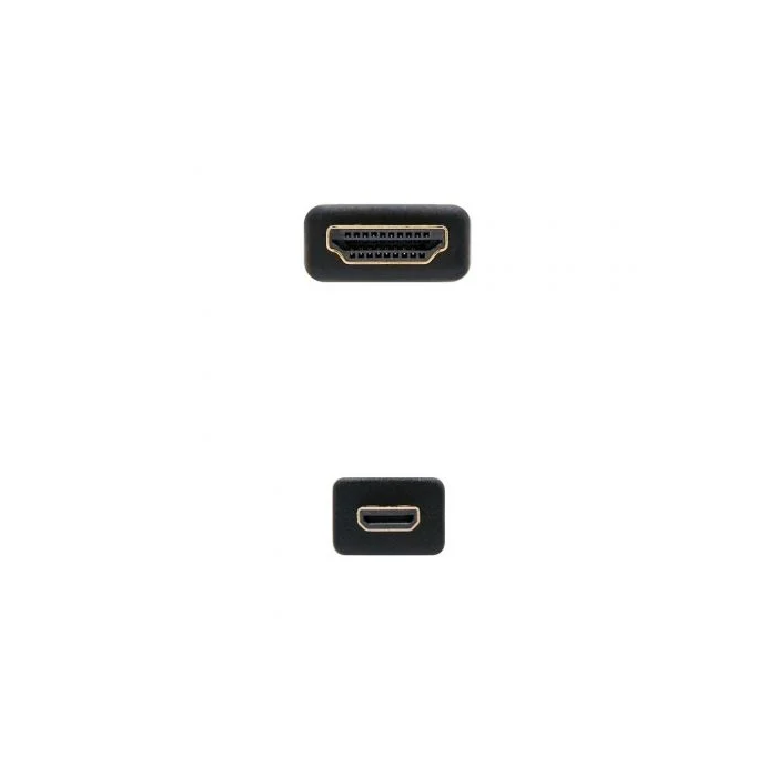 Nano Cable 10.15.3502 Cable Micro HDMI Macho - HDMI Macho 1.8m Negro 2 Nano Cable 10.15.3502 Cable Micro HDMI Macho - HDMI Macho 1.8m Negro 2