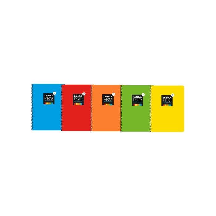 Lamela Bloc Tapa Extra Dura Fº 100H Cuadrovia 3 Mm Surtido (5 Col.) (5 Colores En Banda) (Set de 5)