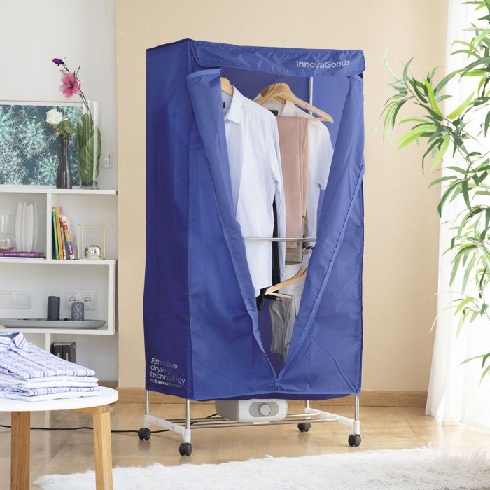 Secadora Eléctrica Portátil de 2 Alturas Dupledry Blue InnovaGoods 1200 W 0 Secadora Eléctrica Portátil de 2 Alturas Dupledry Blue InnovaGoods 1200 W 0
