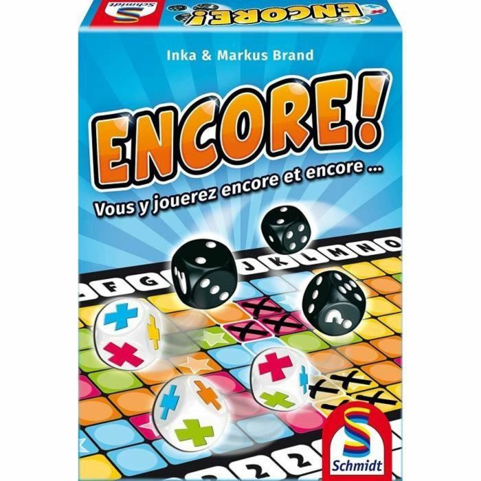 Schmidt Spiele ¡Encore! Juego de Mesa para 1 a 6 Jugadores, A partir de 8 Años, 20 Minutos