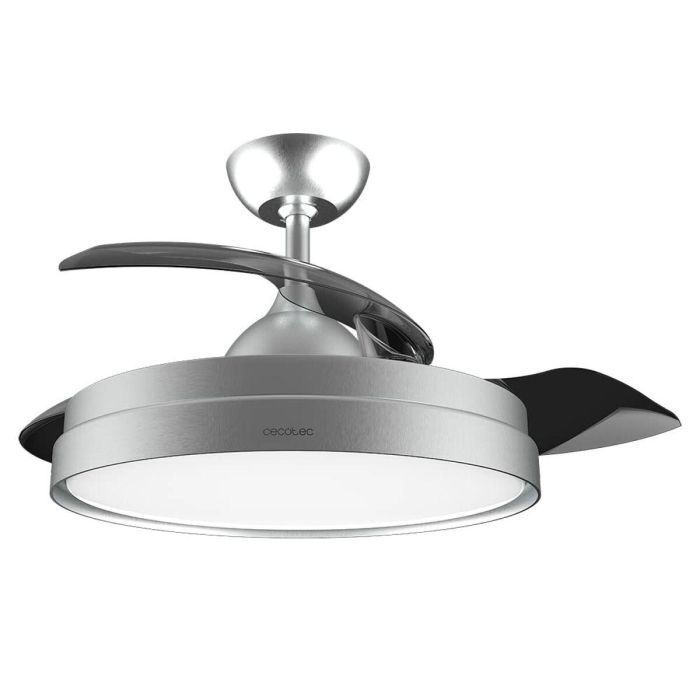 Cecotec 4280 Ventilador de Techo Aspas Retráctiles LED 42'' (106cm) con Lámpara 3 Tonos, 6 Vel y Función Invierno/Verano Acero Inoxidable 1 Cecotec 4280 Ventilador de Techo Aspas Retráctiles LED 42'' (106cm) con Lámpara 3 Tonos, 6 Vel y Función Invierno/Verano Acero Inoxidable 1