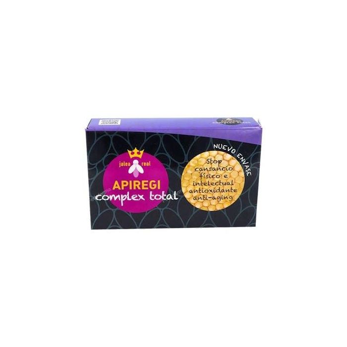 ARTESANIA Apiregi Complex Total Adultos 20 Viales - Jalea Real, Coenzima Q10, Vitaminas B1, E, B6 - Antifatiga y Antioxidante