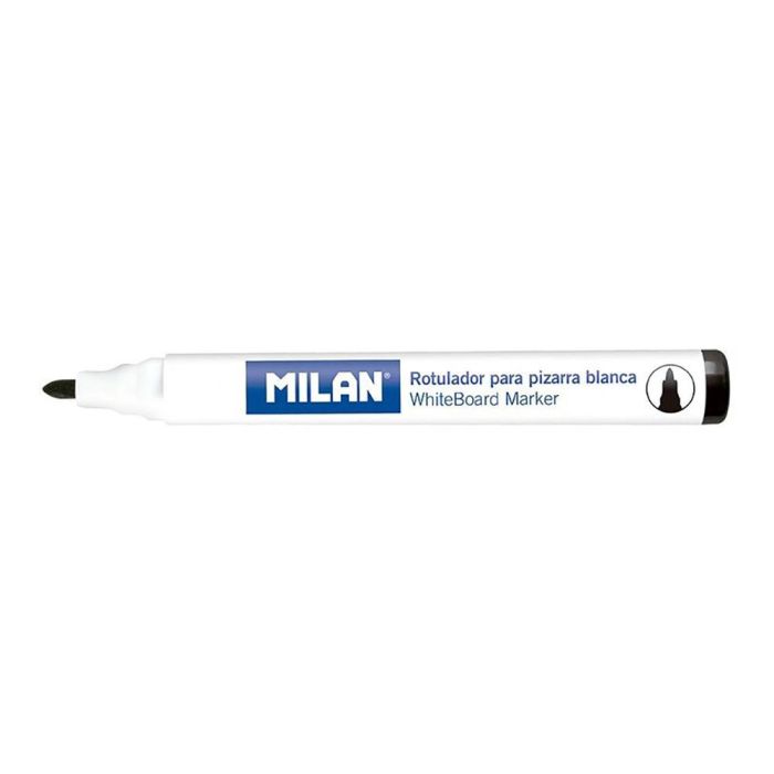 Milan Rotulador Pizarra Blanca Punta Redonda Negro Caja 12 Ud 1 Milan Rotulador Pizarra Blanca Punta Redonda Negro Caja 12 Ud 1