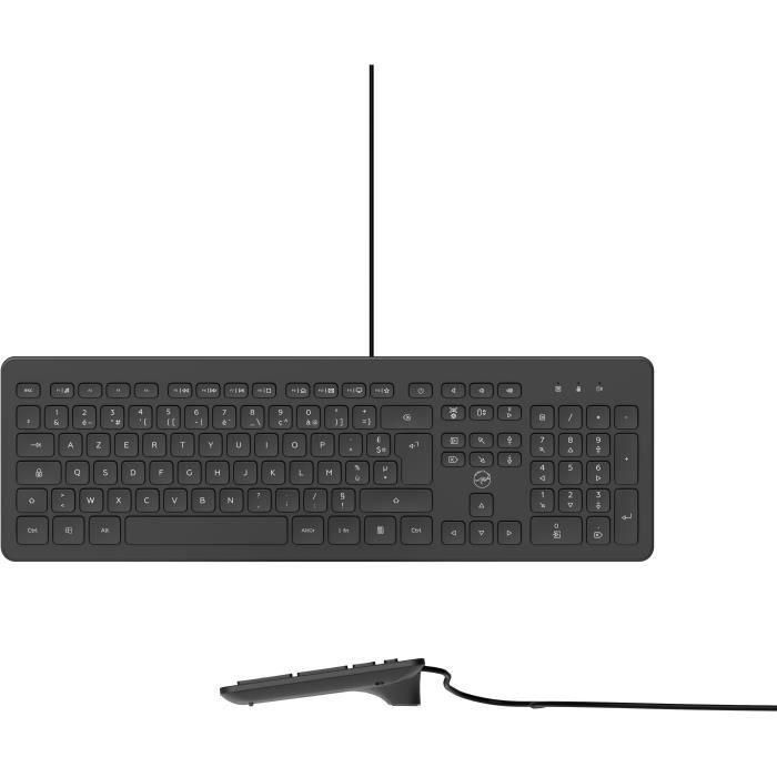 MOBILITY LAB ML304250 - Teclado empresarial para PC con cable con 2 concentradores USB integrados - Negro 2 MOBILITY LAB ML304250 - Teclado empresarial para PC con cable con 2 concentradores USB integrados - Negro 2