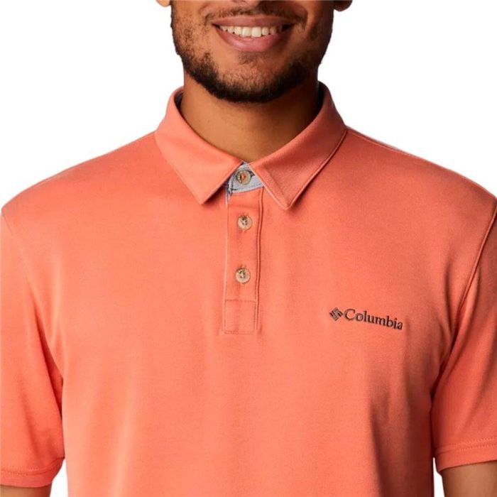 Polo de Manga Corta Hombre Columbia Nelson Point™ Coral 1