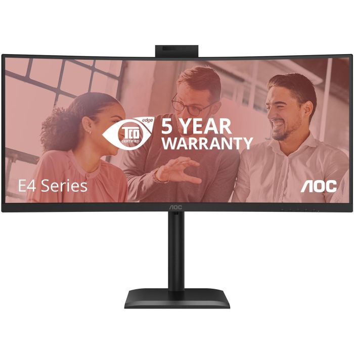 AOC CU34E4CV - 34 Zoll WQHD Curved, (3440x1440, 120 Hz, 2x HDMI 2.0, DP 1.4, DP, USB-C (90 W Power Delivery), RJ45, USB Hub) schwarz 1 AOC CU34E4CV - 34 Zoll WQHD Curved, (3440x1440, 120 Hz, 2x HDMI 2.0, DP 1.4, DP, USB-C (90 W Power Delivery), RJ45, USB Hub) schwarz 1