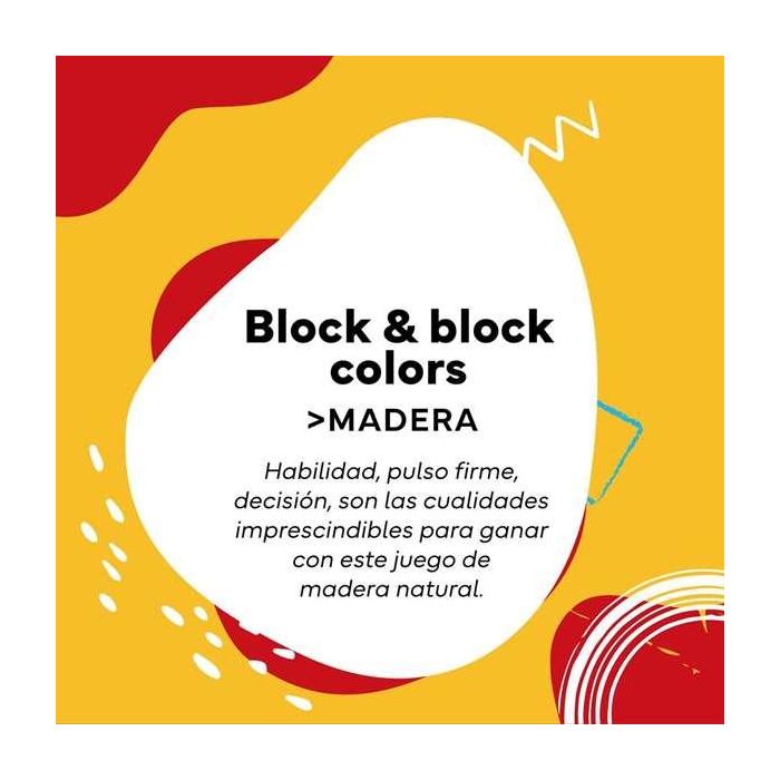 Juego block a block colores de madera 8x30x8 cm 7 Juego block a block colores de madera 8x30x8 cm 7