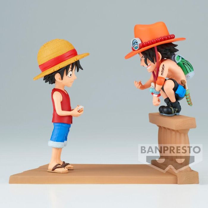 Banpresto BP89475P Figura One Piece World Collectable Log Stories - Monkey D. Luffy & Portgas D. Ace 1
