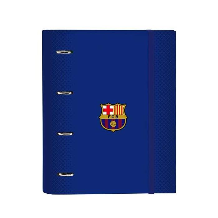 Carpeta de anillas F.C. Barcelona 512029666 Granate Azul marino (27 x 32 x 3.5 cm)