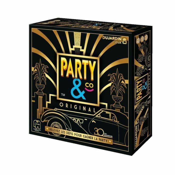 Dujardin Party & Co Original Edición 30 Aniversario - Juego de mesa con desafíos de mimos, quiz, dibujo y palabras prohibidas - A partir de 10 años
