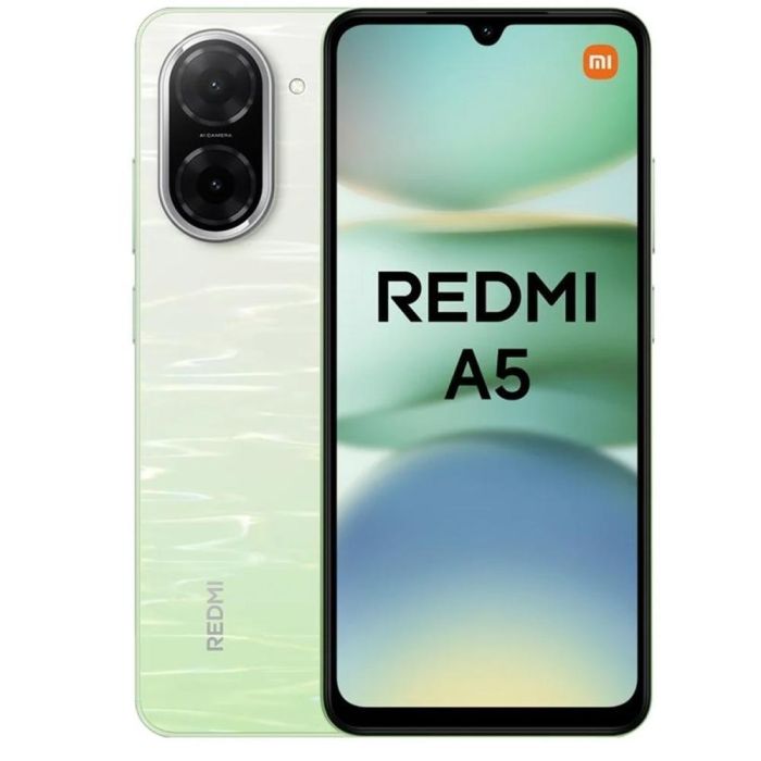Xiaomi Redmi A5 - Smartphone 6.88" Pantalla 120Hz, Cámara 32MP, Batería 5200mAh, Procesador 8 Núcleos, 128GB, Verde 0 Xiaomi Redmi A5 - Smartphone 6.88" Pantalla 120Hz, Cámara 32MP, Batería 5200mAh, Procesador 8 Núcleos, 128GB, Verde 0
