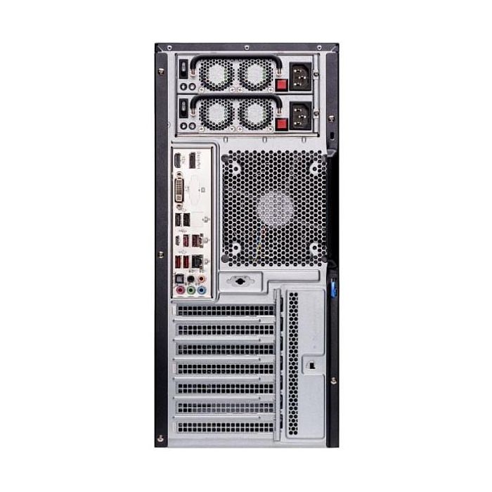 Super Micro 732I-R600B Chasis Servidor Midi Tower 4x3.5" 600W Redundante 1