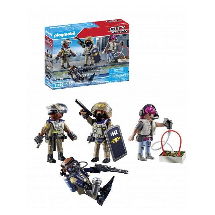 Figuras fuerzas especiales. playmobil city action 3 Figuras fuerzas especiales. playmobil city action 3