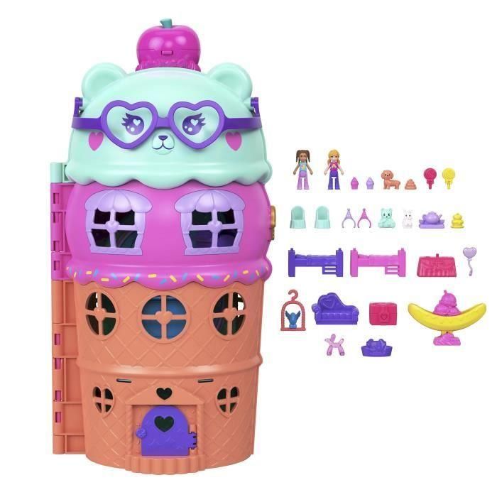 Polly Pocket - Casa de helado - Con figuras - Polly Pocket - JFT91 1