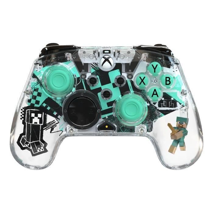 PDP PDP0708056074067 Gamepad Inalámbrico Edición Minecraft Diamond Transparente para Xbox Series X|S, Xbox One y PC PDP PDP0708056074067 Gamepad Inalámbrico Edición Minecraft Diamond Transparente para Xbox Series X|S, Xbox One y PC