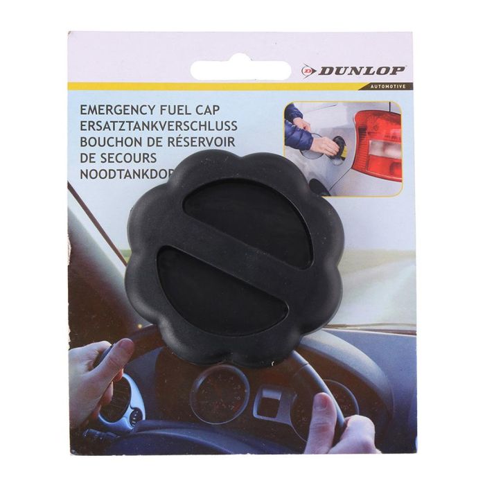 Dunlop Tapón universal para depósito de gasolina/gasóleo, PVC, Negro/amarillo, 50x80x130 mm 1 Dunlop Tapón universal para depósito de gasolina/gasóleo, PVC, Negro/amarillo, 50x80x130 mm 1