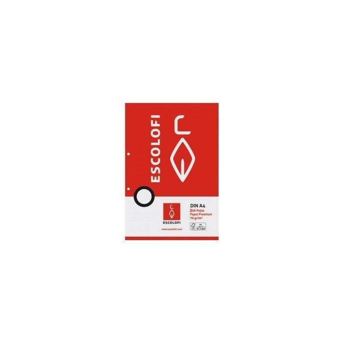 Recambio Escolofi A4 500H 70Gr 2 Taladros Pauta 3 C/Margen