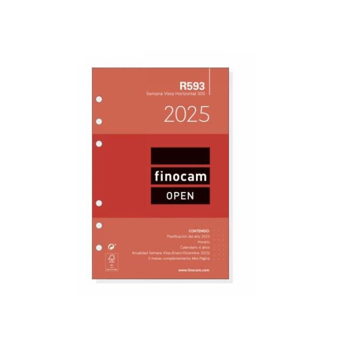 Finocam Recambio Anual Open R593 500-117x181 mm Svh 2025 2