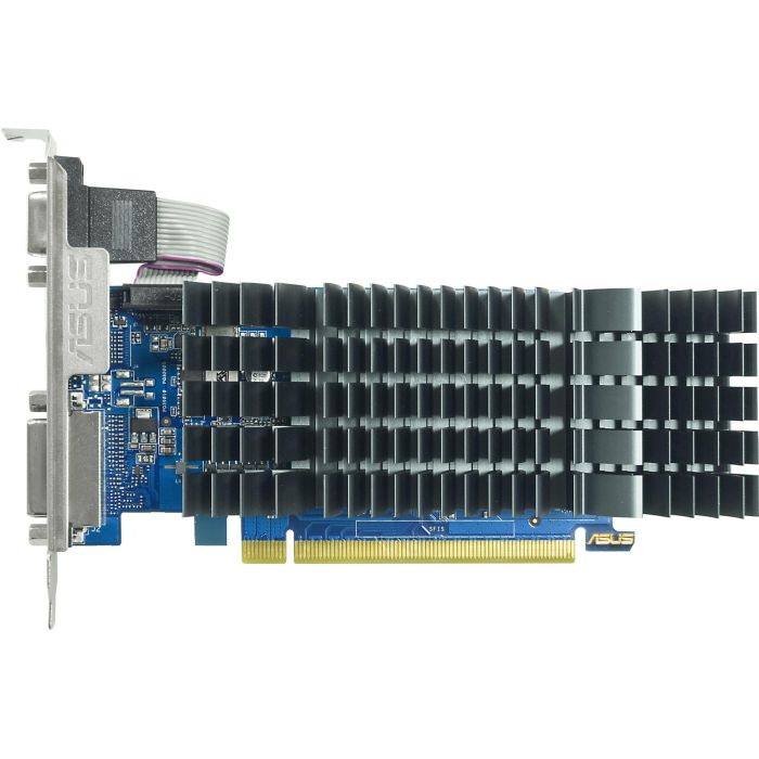 Asus 90YV0ALA-M0NA00 Tarjeta Gráfica GeForce GT 710 EVO 2GB GDDR5 Perfil Bajo, Refrigeración Pasiva 0dB, 3 Pantallas