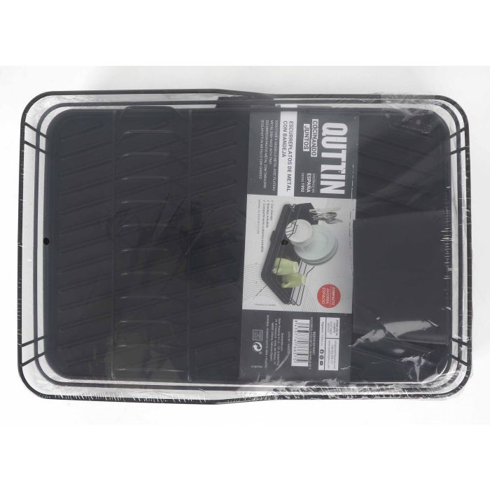 Escurreplatos de metal con bandeja Quttin 43.5 cm (4 Unidades) 4 Escurreplatos de metal con bandeja Quttin 43.5 cm (4 Unidades) 4