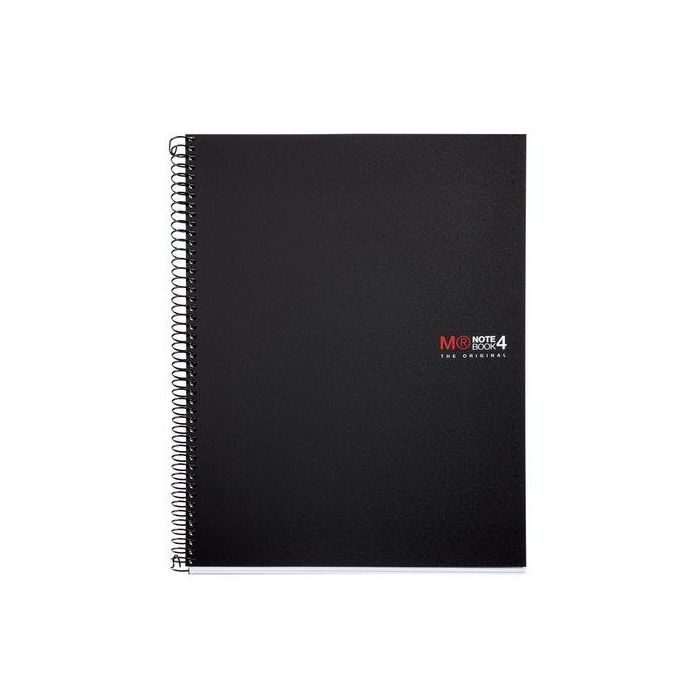 Bloc Miquelrius The Original Notebook 4 Micro.Tapa Pp A4 140H 70G Cuadric.5X5 Negro (Set de 5)
