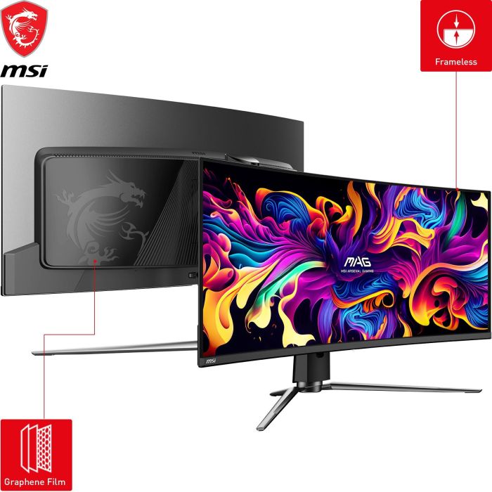 MSI MAG 341CQPDE Monitor Gaming Curvo QD-OLED 86.82cm (34.18") 3440 x 1440 6 MSI MAG 341CQPDE Monitor Gaming Curvo QD-OLED 86.82cm (34.18") 3440 x 1440 6