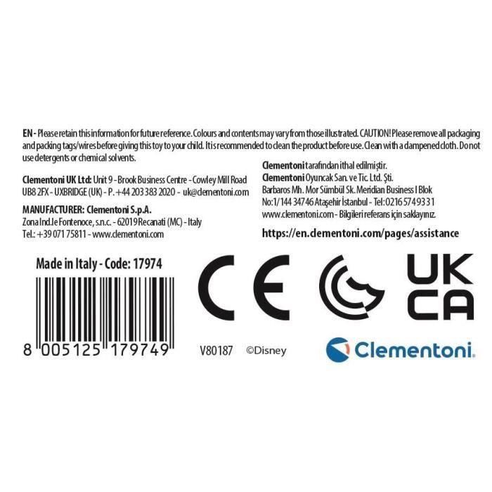 CLEMENTONI CLE8005125179749 Punto de autobús Clemmy 4 CLEMENTONI CLE8005125179749 Punto de autobús Clemmy 4