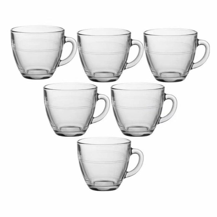 Juego de Tazas de Café Duralex Gigogne 220 ml 6 Piezas (6 Unidades) 1