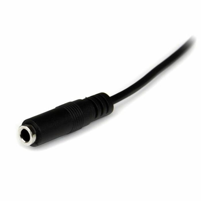 Cable Alargador Jack (3,5 mm) Startech MU1MMFS Negro 1 m 1 Cable Alargador Jack (3,5 mm) Startech MU1MMFS Negro 1 m 1